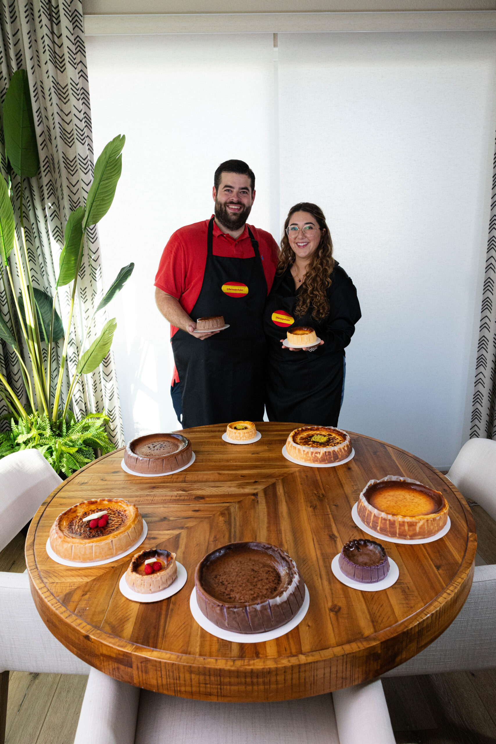 TBBAKER15 Juan and Sarah, the founders of The Basque Baker, together