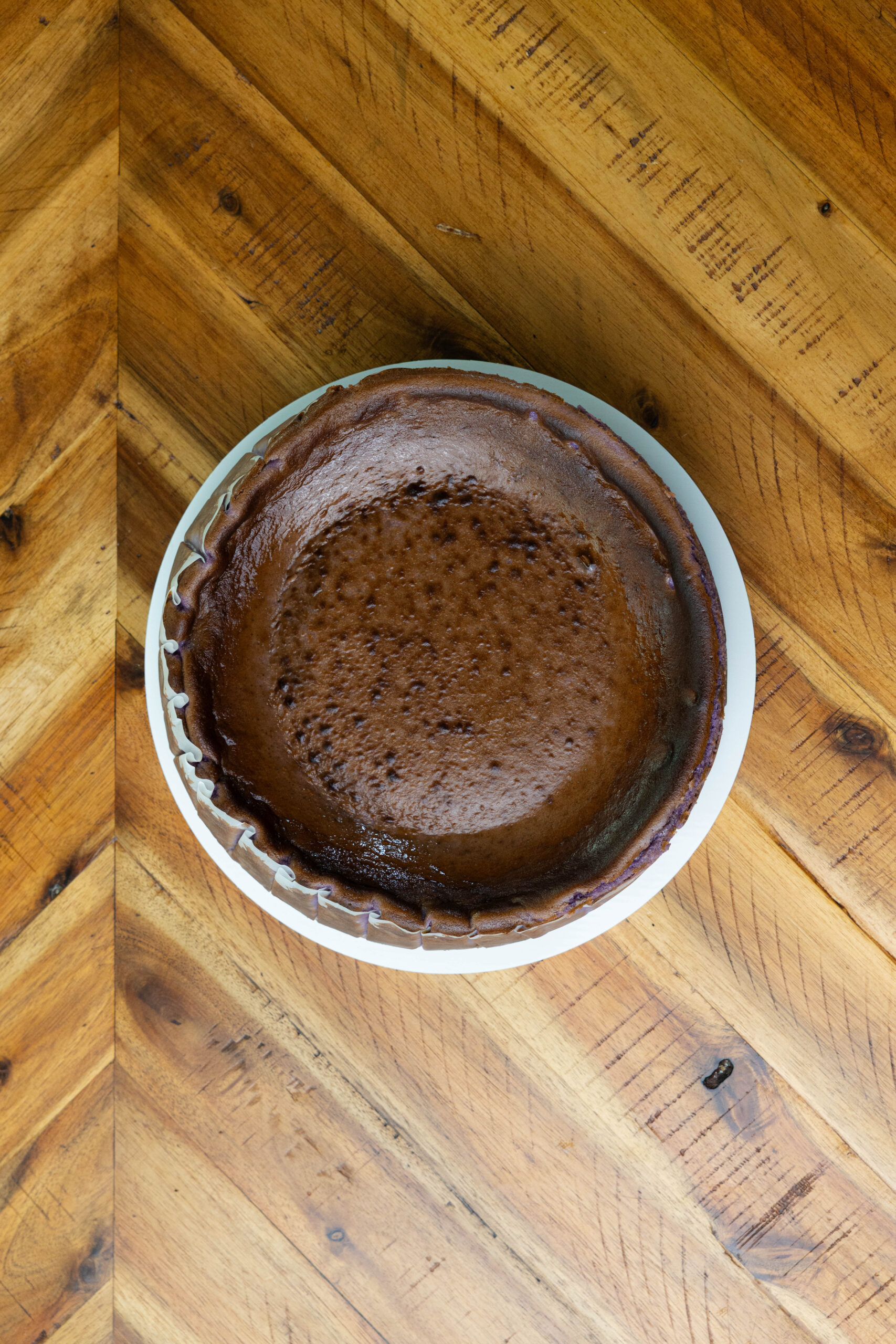 TBBAKER4 Violet Velvet burnt Basque cheesecake